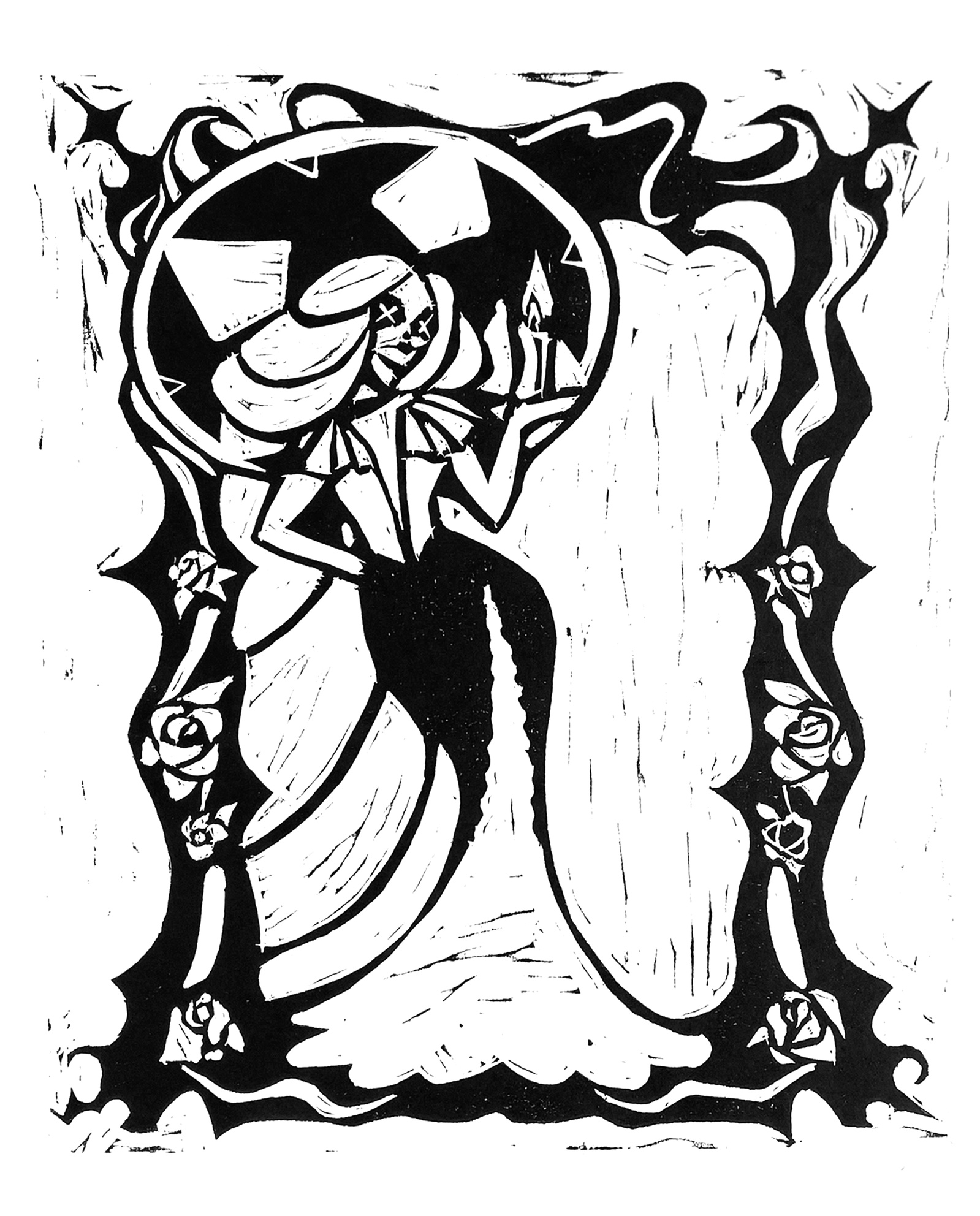 Lino Cut Print [College Proj.] 2024